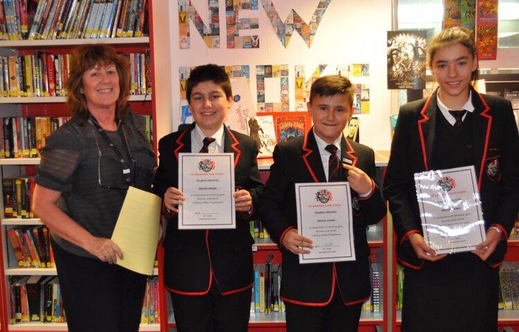 Image of School Librarians achieve their Bronze awards