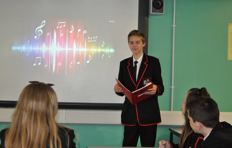 Image of Students’ Take Part in Poetry Competition with Chris Salmon Poetry Foundation